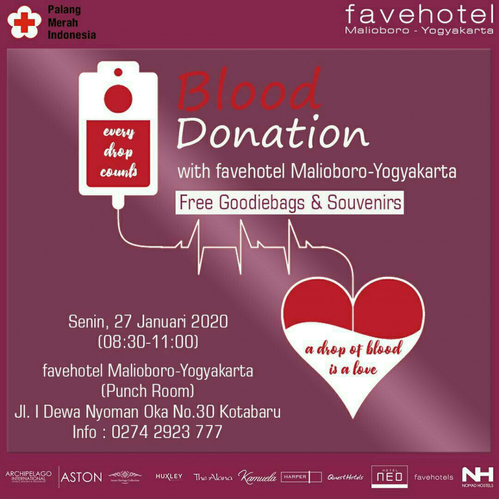 Blood Donation Fave Hotel Malioboro Jogja