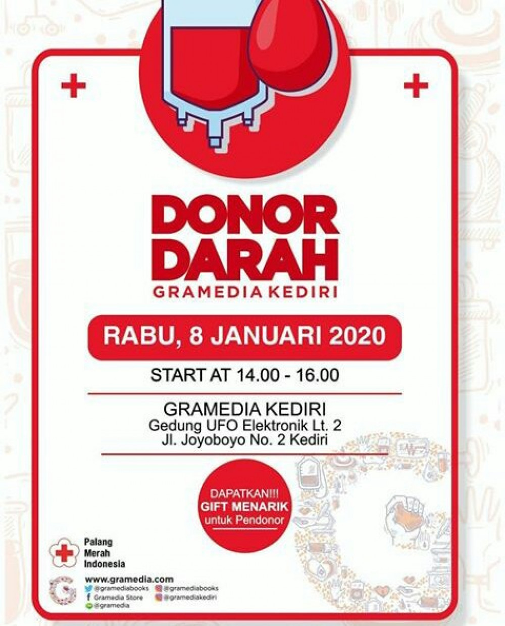 Donor Darah Gramedia Kediri