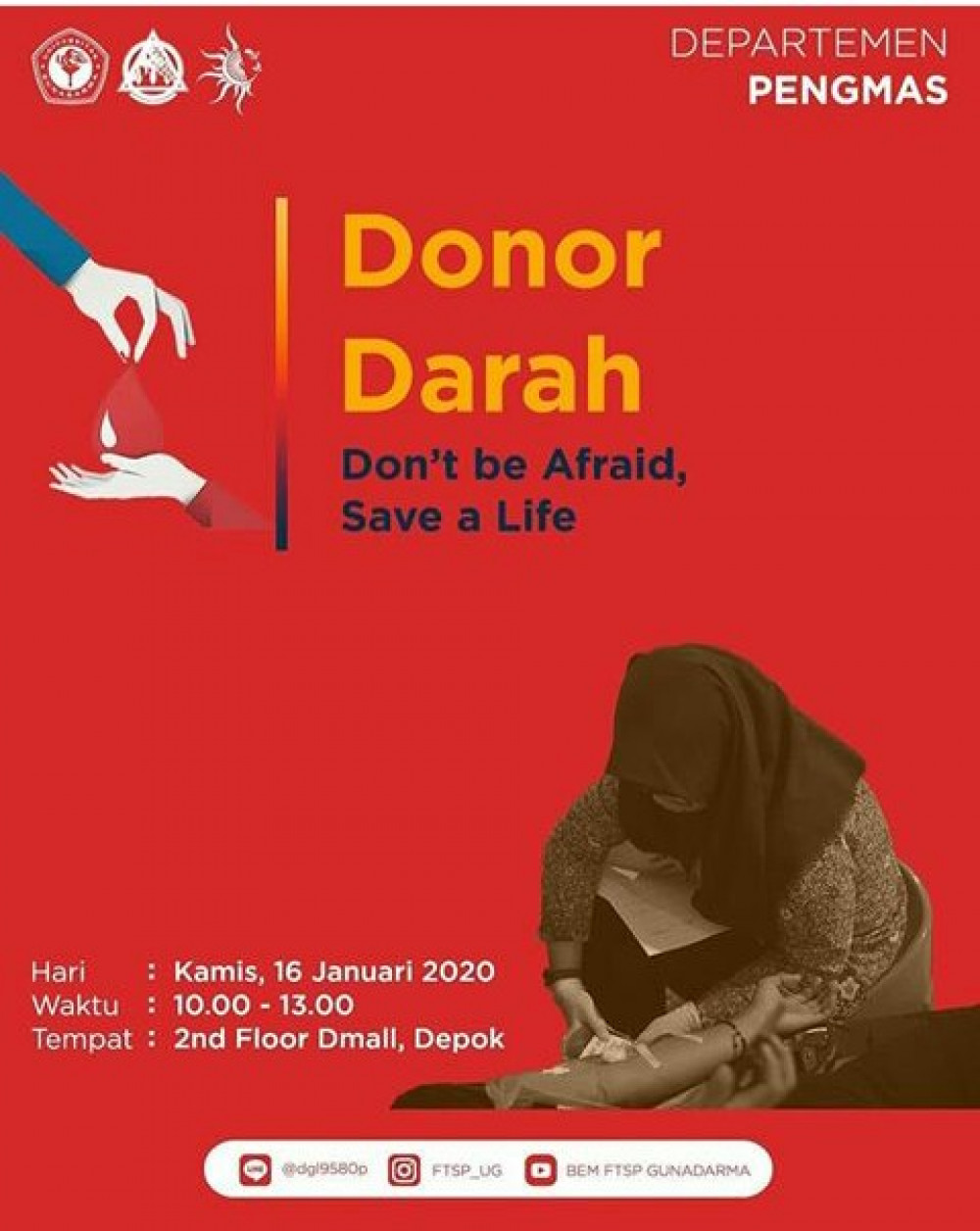 Donor Darah FTSP UG & DMall Depok