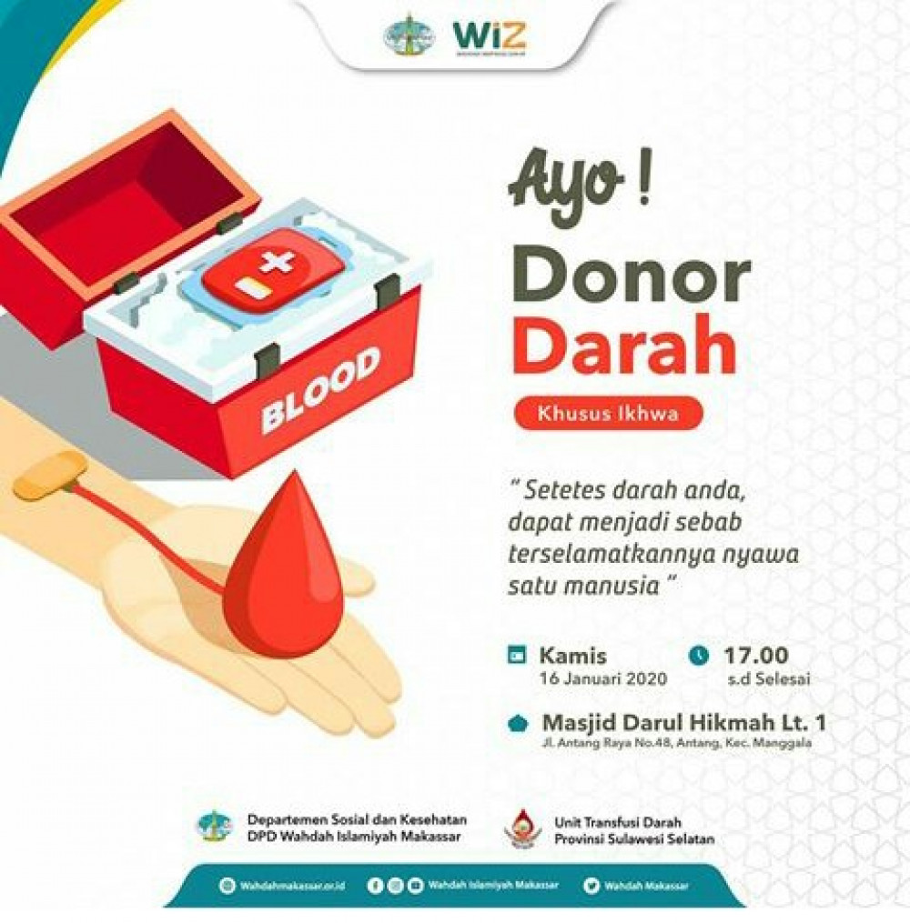 Donor Darah Wahdah Makassar