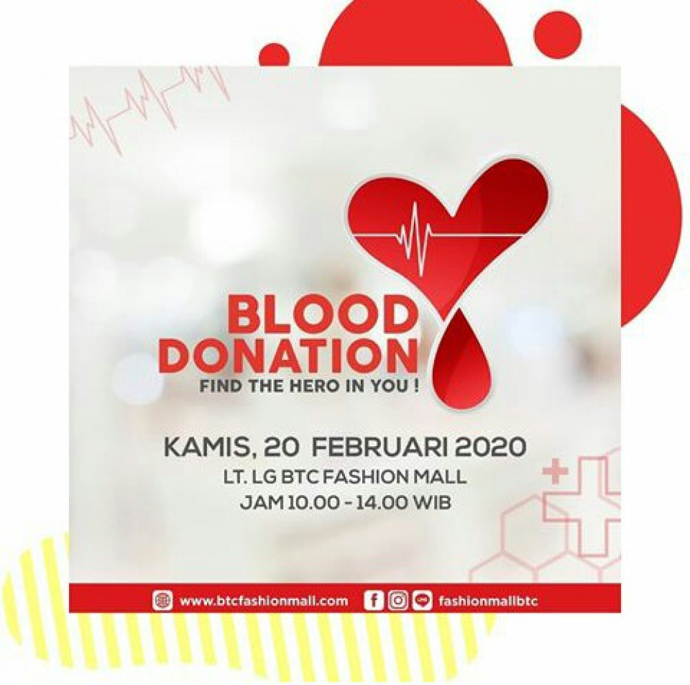 Donor Darah Fashion Mall BTC Bandung
