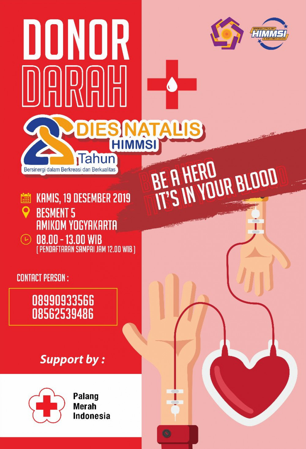 Donor Darah With Amikom Yogyakarta