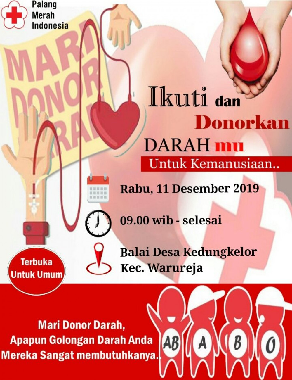 Donorkan Darahmu Untuk Kemanusiaan