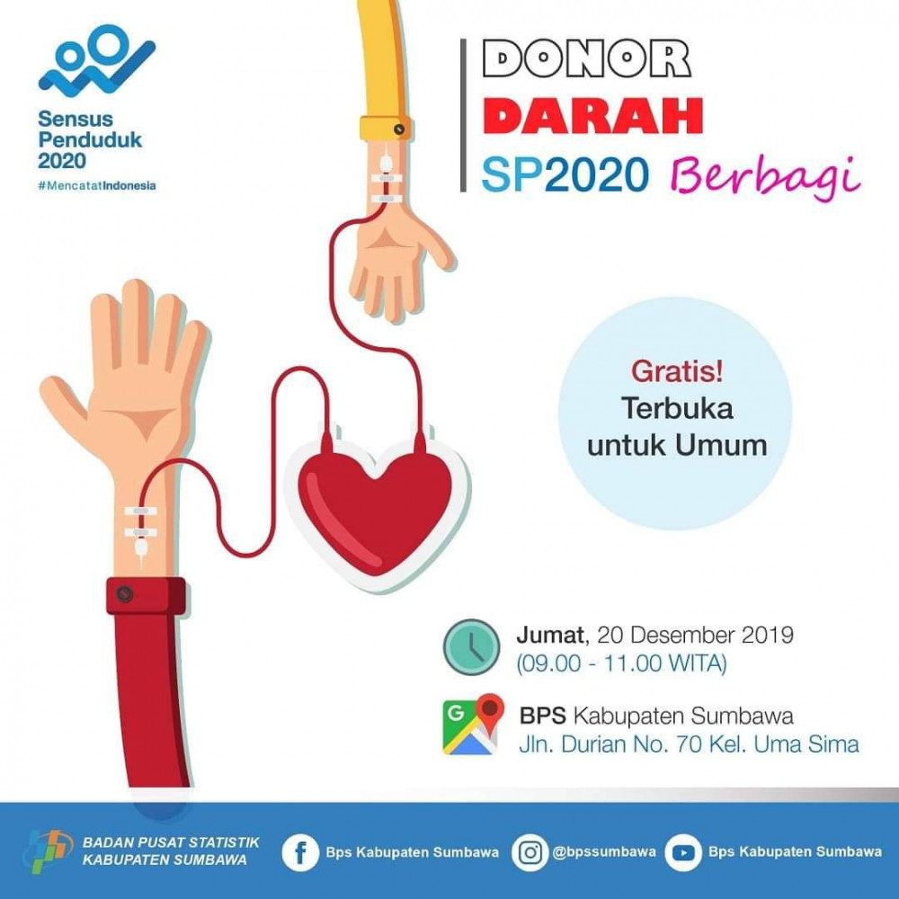 Donor Darah Bersama BPS Kab Sumbawa