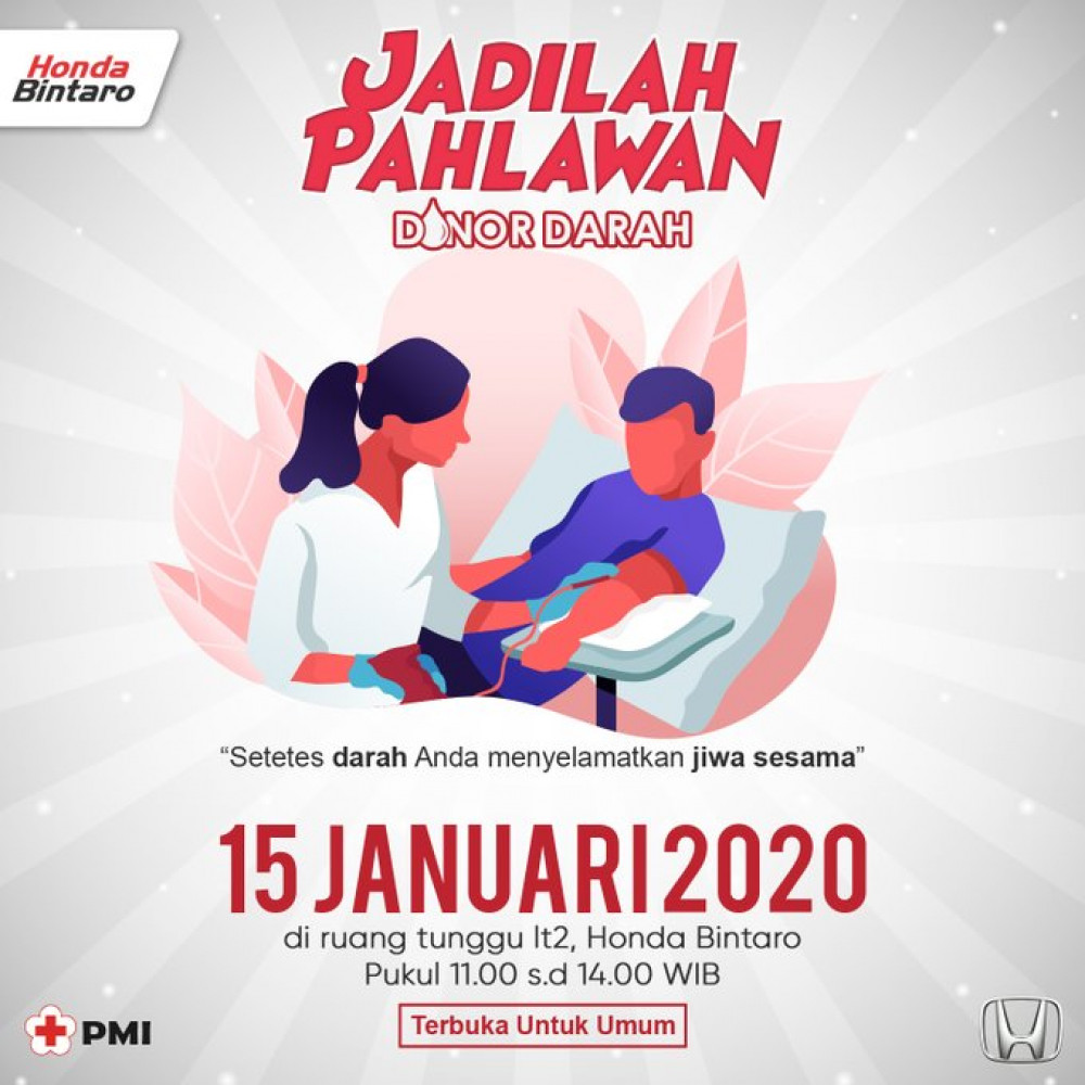 Donor Darah Honda Bintaro