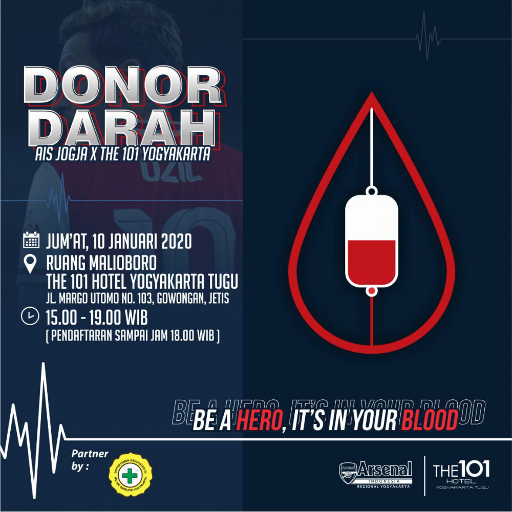 Donor Darah AIS Jogja X The 101 Yogyakarta