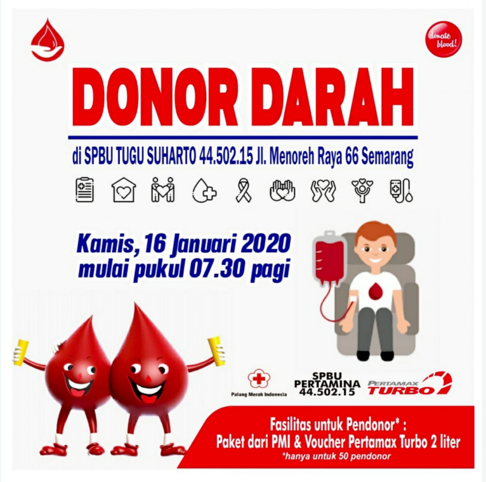 Donor Darah SPBU Tugu Suharto