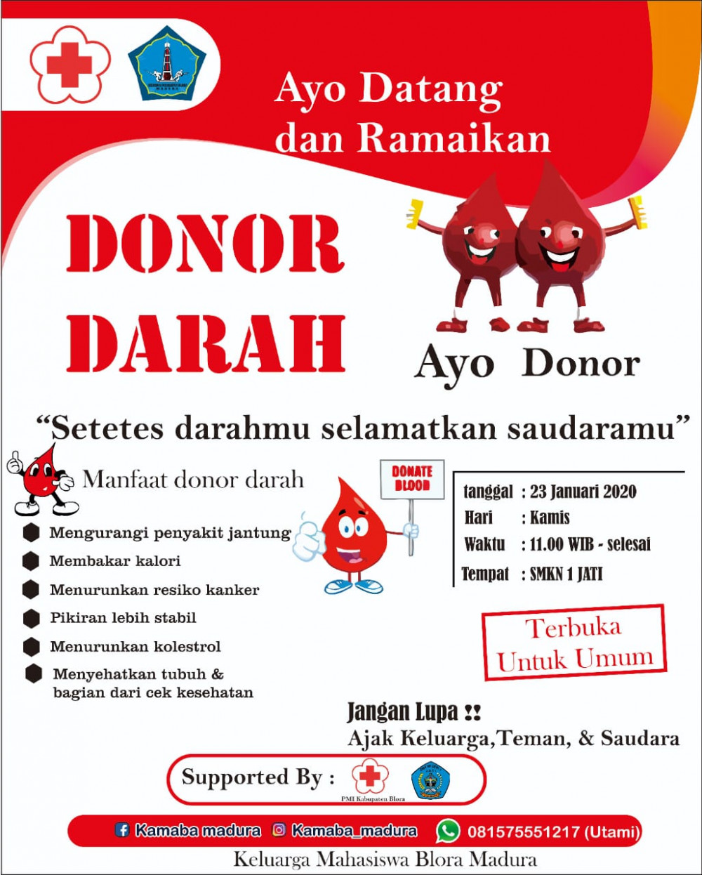 Donor Darah SMKN 1 Jati