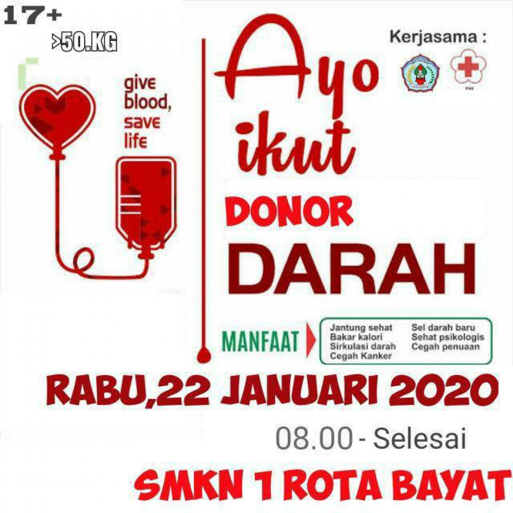 Donor Darah SMA 1 Rota Bayat