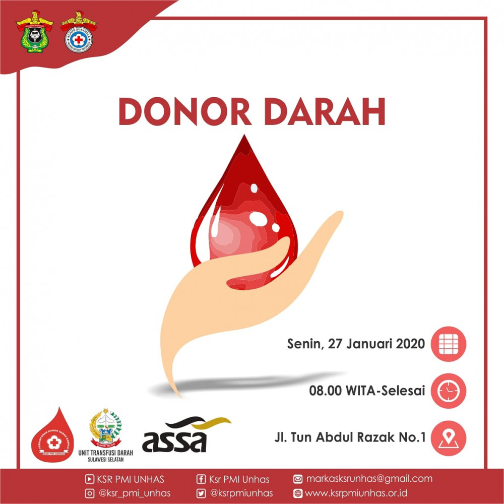 Donor Darah @KSR PMI UNHAS Makassar