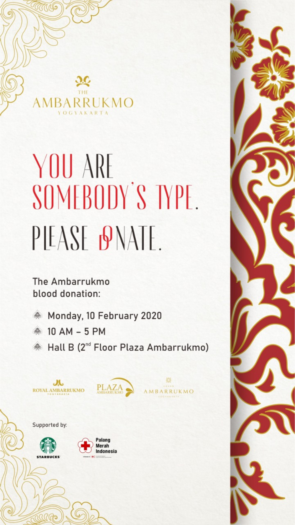 Donor Darah Plaza Ambarukmo Yogyakarta