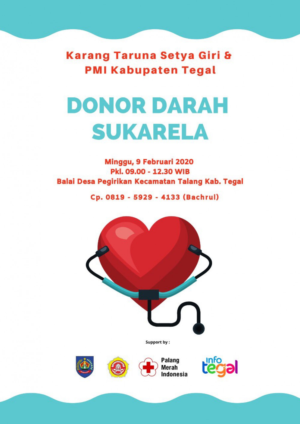 Donor Darah Sukarela Karang Taruna Setya Giri Tegal