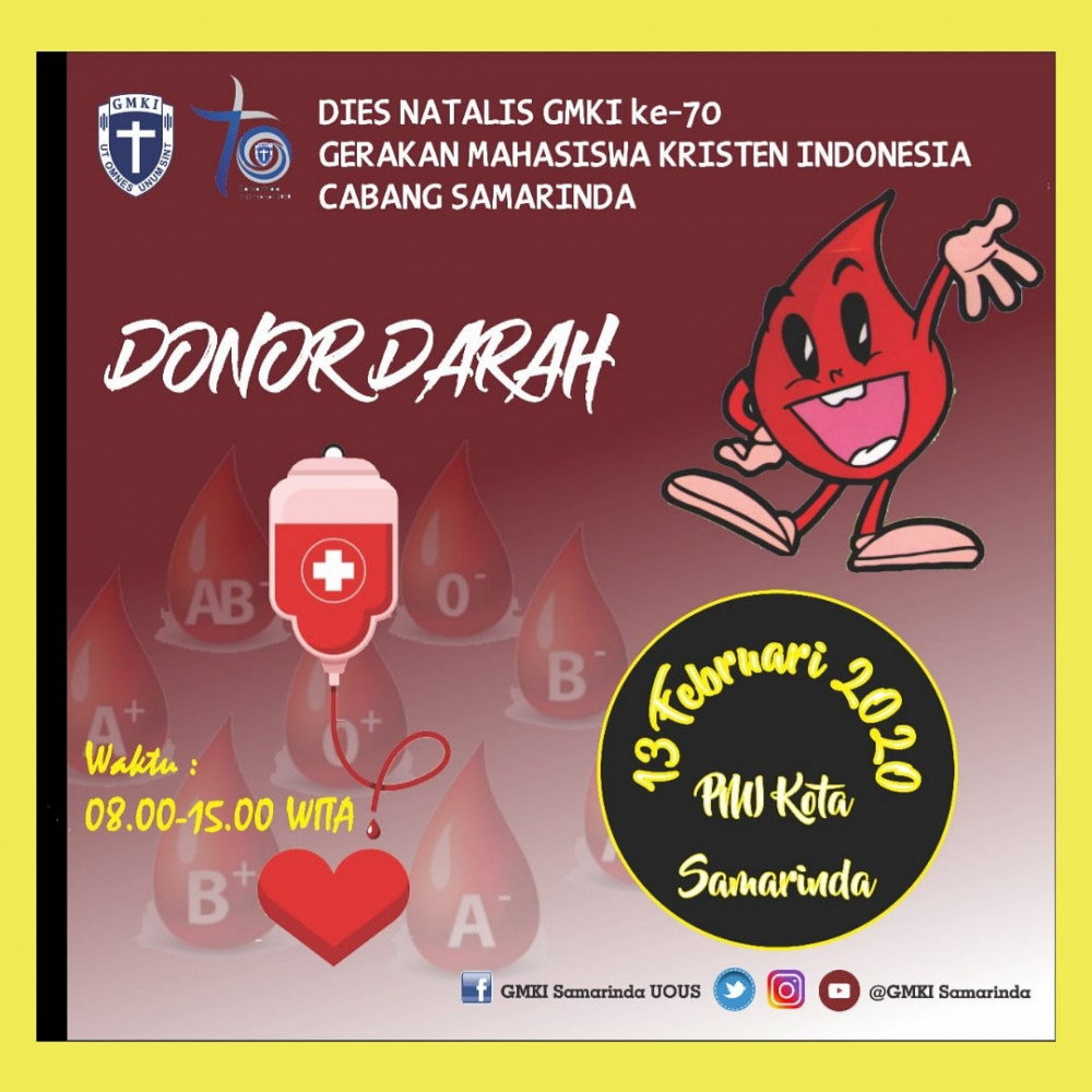 Donor Darah GMKI Samarinda