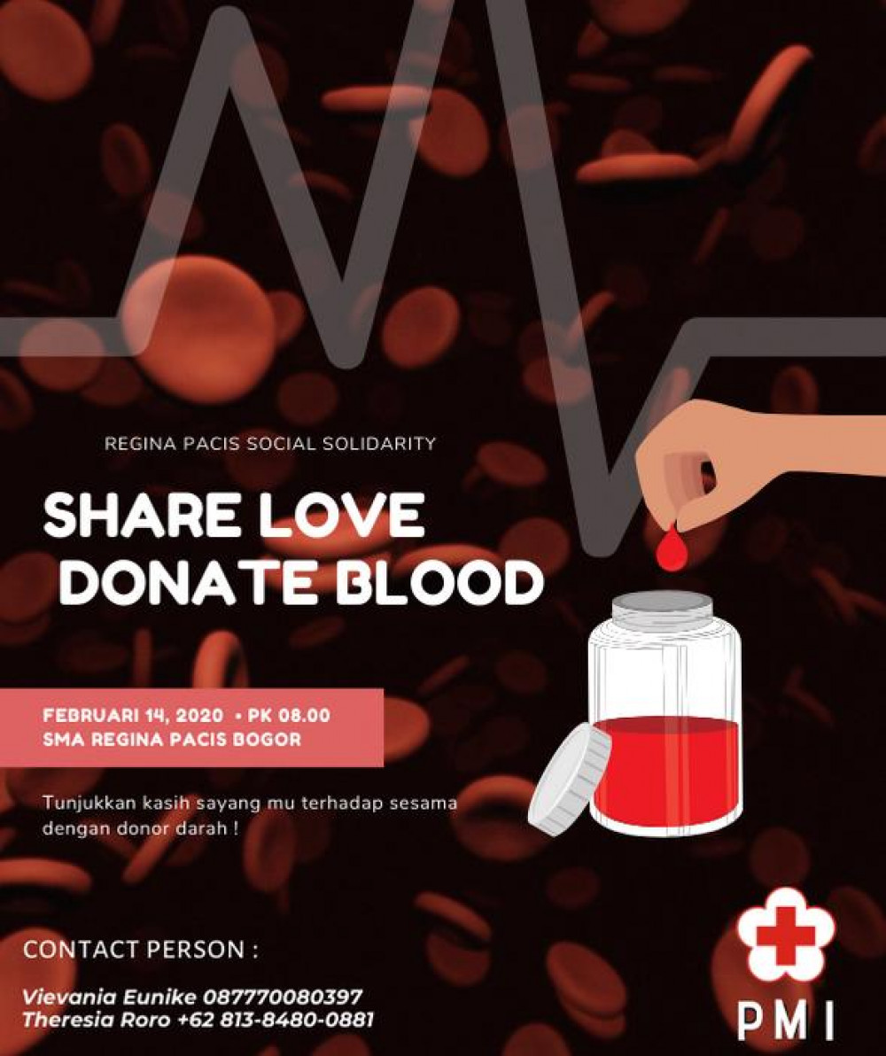 Donor Darah SMA Regina Pacis Bogor